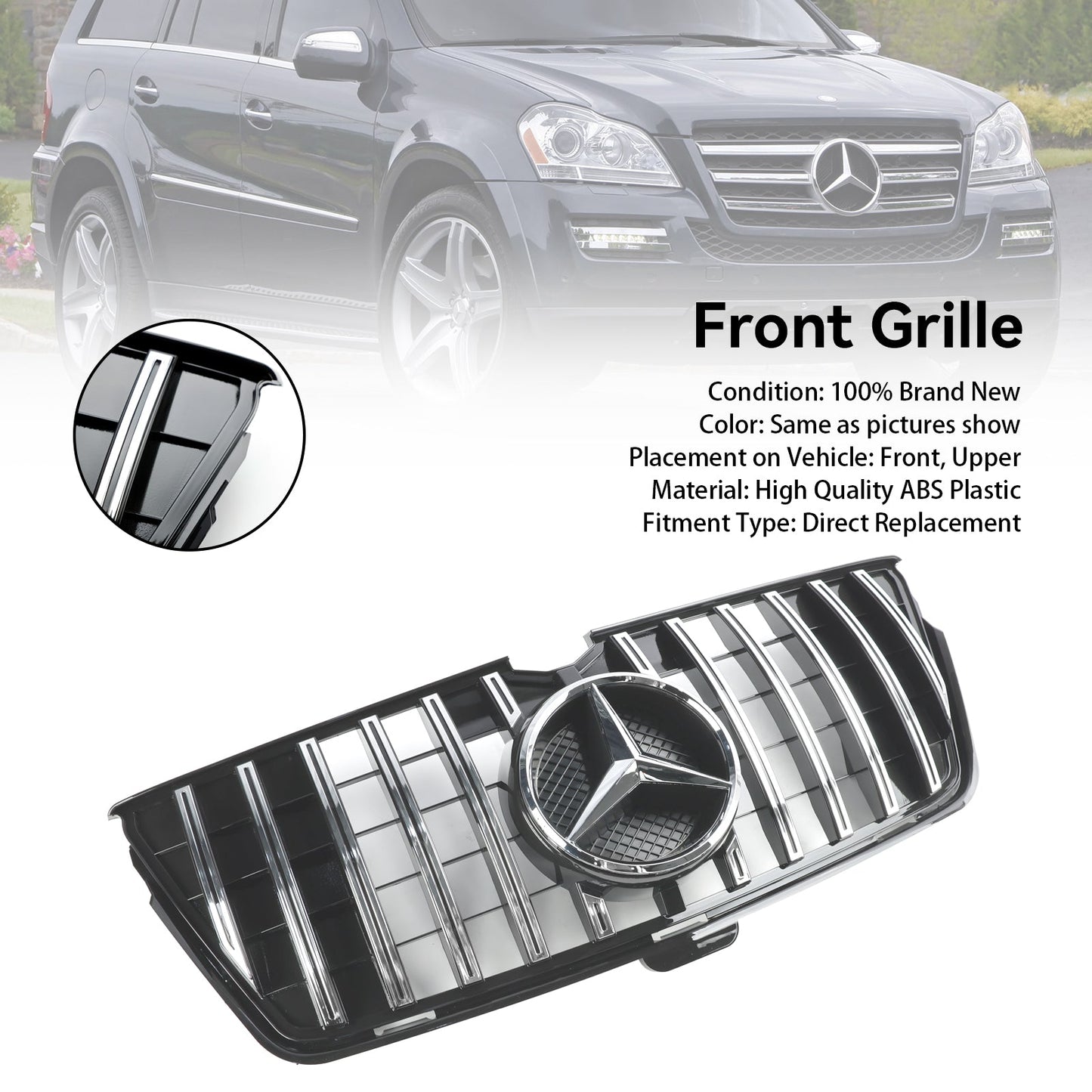 2010-2012 Mercedes-Benz GL-Klasse X164 GL550 GL63 Frontstoßstangengrill