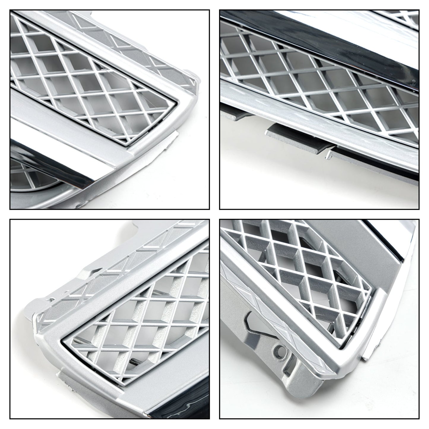 2007-2008 Mercedes Benz R230 SL550 SL600 1 Fin Star Frontstoßstange Oberer Grill