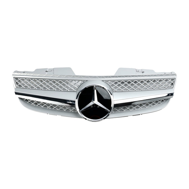 2007-2008 Mercedes Benz R230 SL550 SL600 1 Fin Star Frontstoßstange Oberer Grill