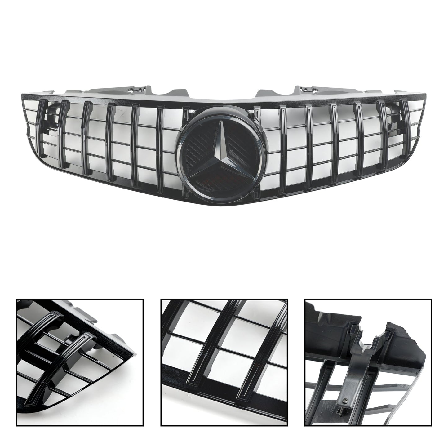 2009-2012 Mercedes Benz SL-Klasse R230 SL550 SL600 Frontstoßstangen-Obergrill