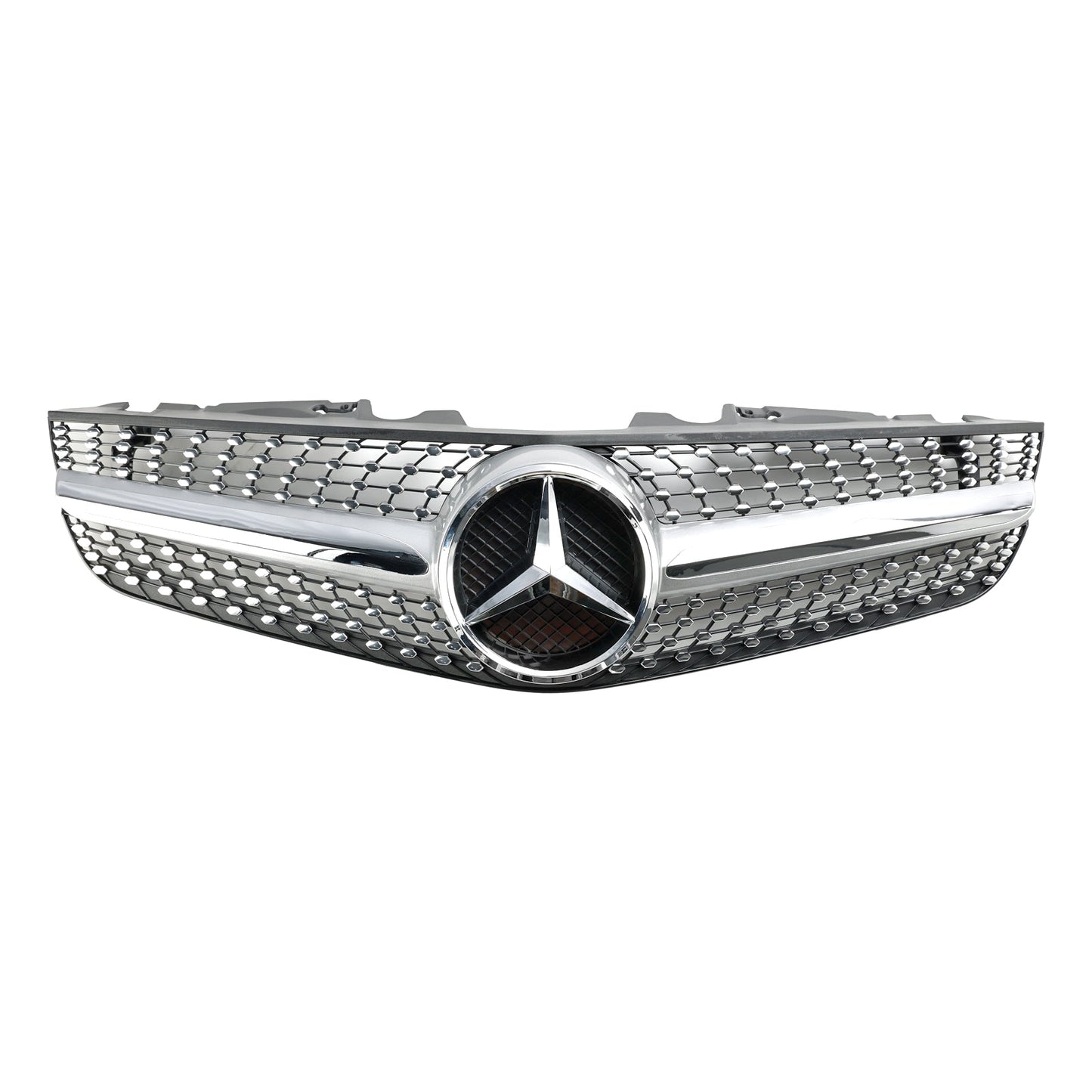 2009–2012 Mercedes Benz R230 SL550 SL600 Diamant-Frontstoßstangen-Obergrill