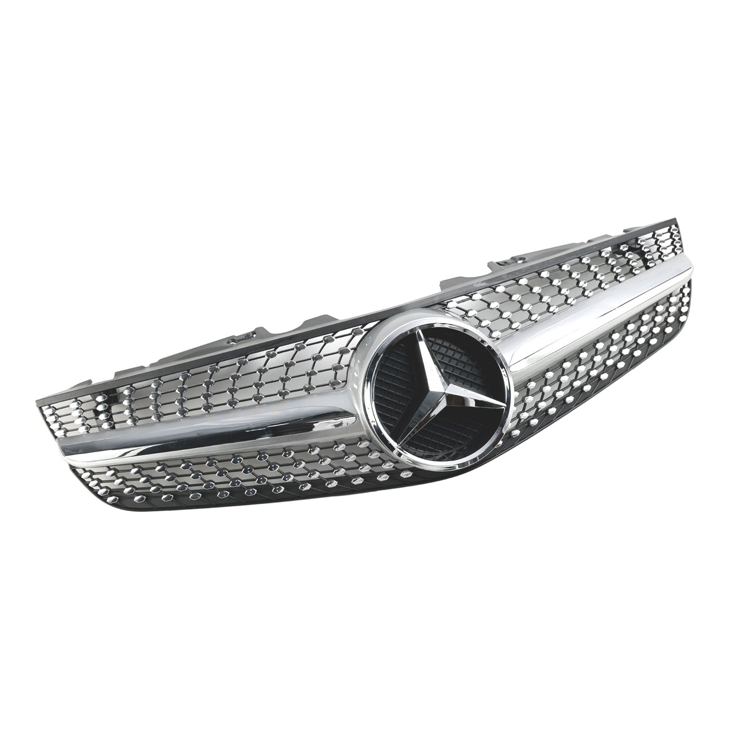 2009–2012 Mercedes Benz R230 SL550 SL600 Diamant-Frontstoßstangen-Obergrill