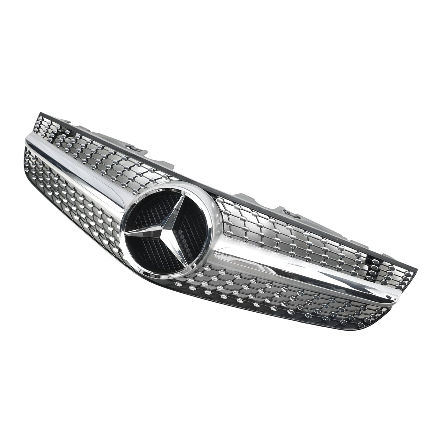 2009–2012 Mercedes Benz R230 SL550 SL600 Diamant-Frontstoßstangen-Obergrill