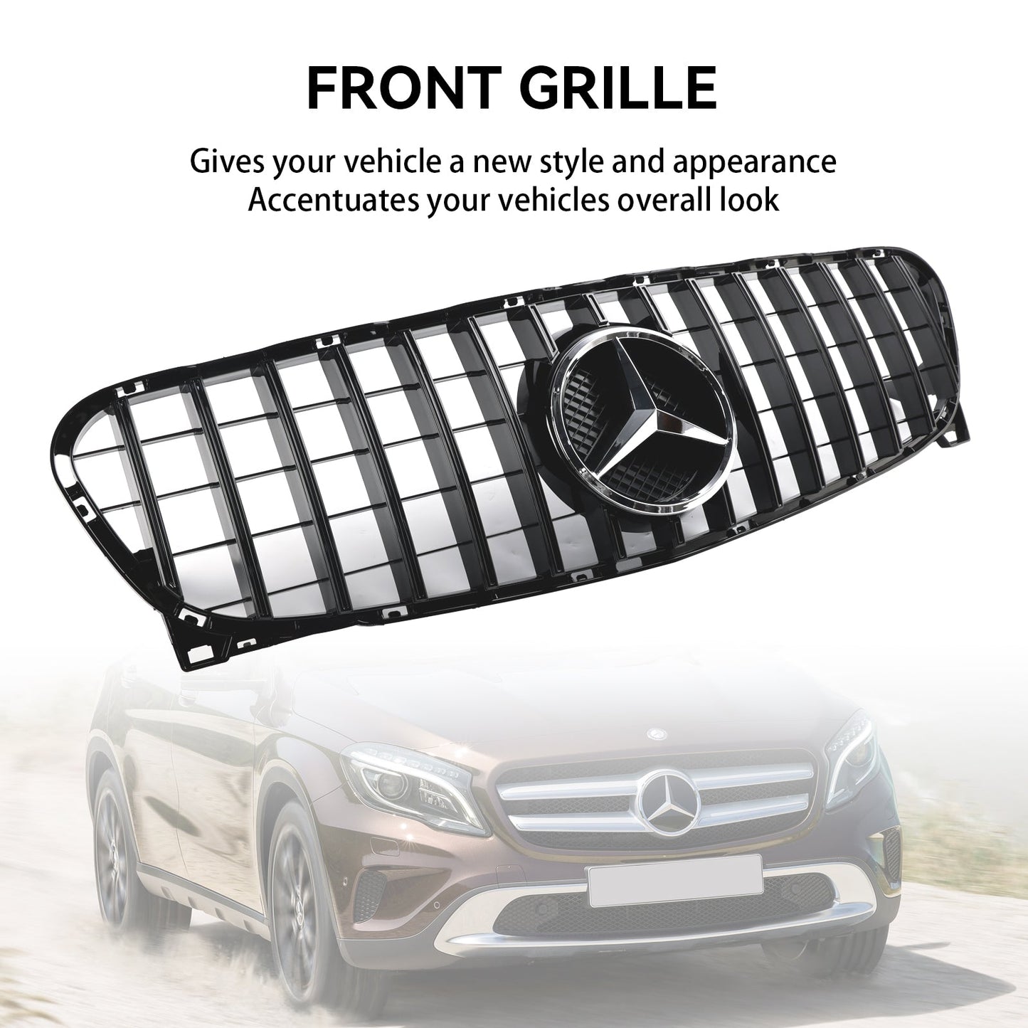 2013-2017 GLA-Klasse W156 X156 GLA180 GLA250 Mercedes Benz Front Kühlergrill