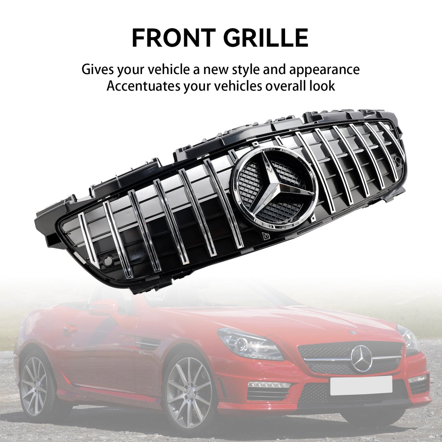 2011-2016 Mercedes SLK-Klasse R172 SLK55 Chrom-Kühlergrill vorne