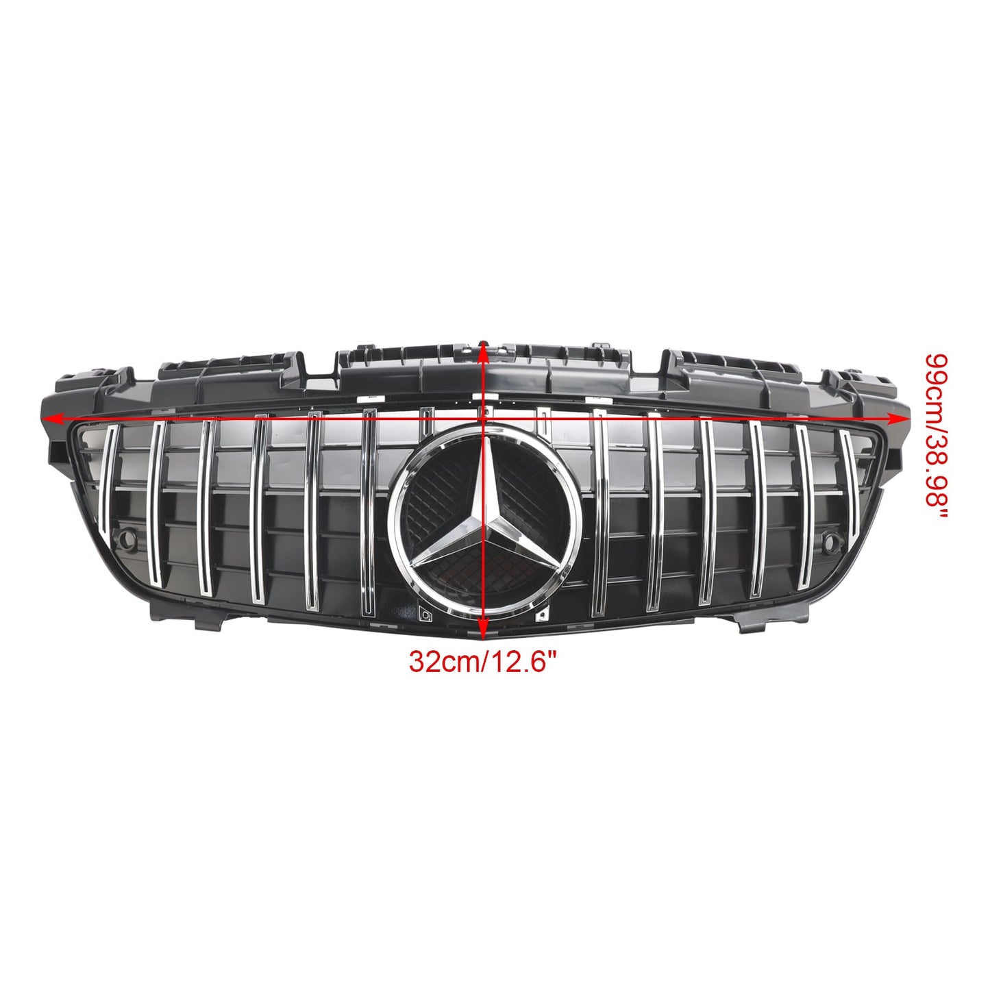 2011-2016 Mercedes SLK-Klasse R172 SLK55 Chrom-Kühlergrill vorne