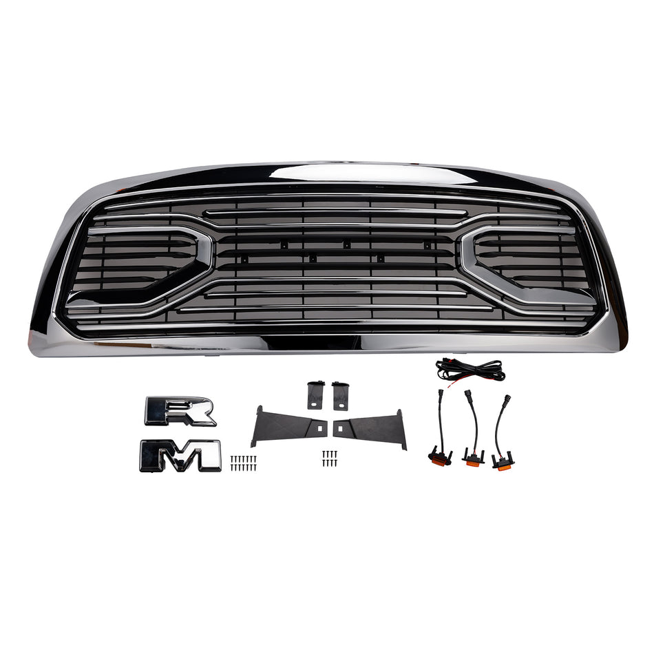 2009-2012 Dodge Ram 1500 mit LED-Beleuchtung, verchromtem Frontstoßstangengrill