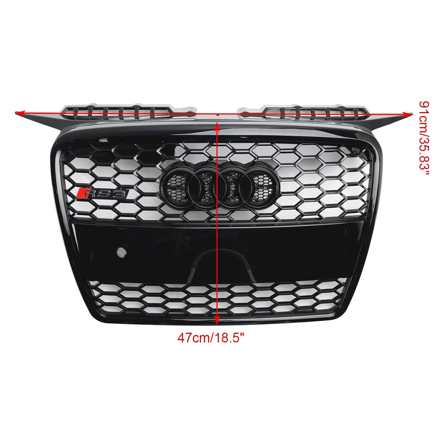 2004-2008 Audi A3 8P RS3 Stil Frontsto?stangengrill 8P4853651A