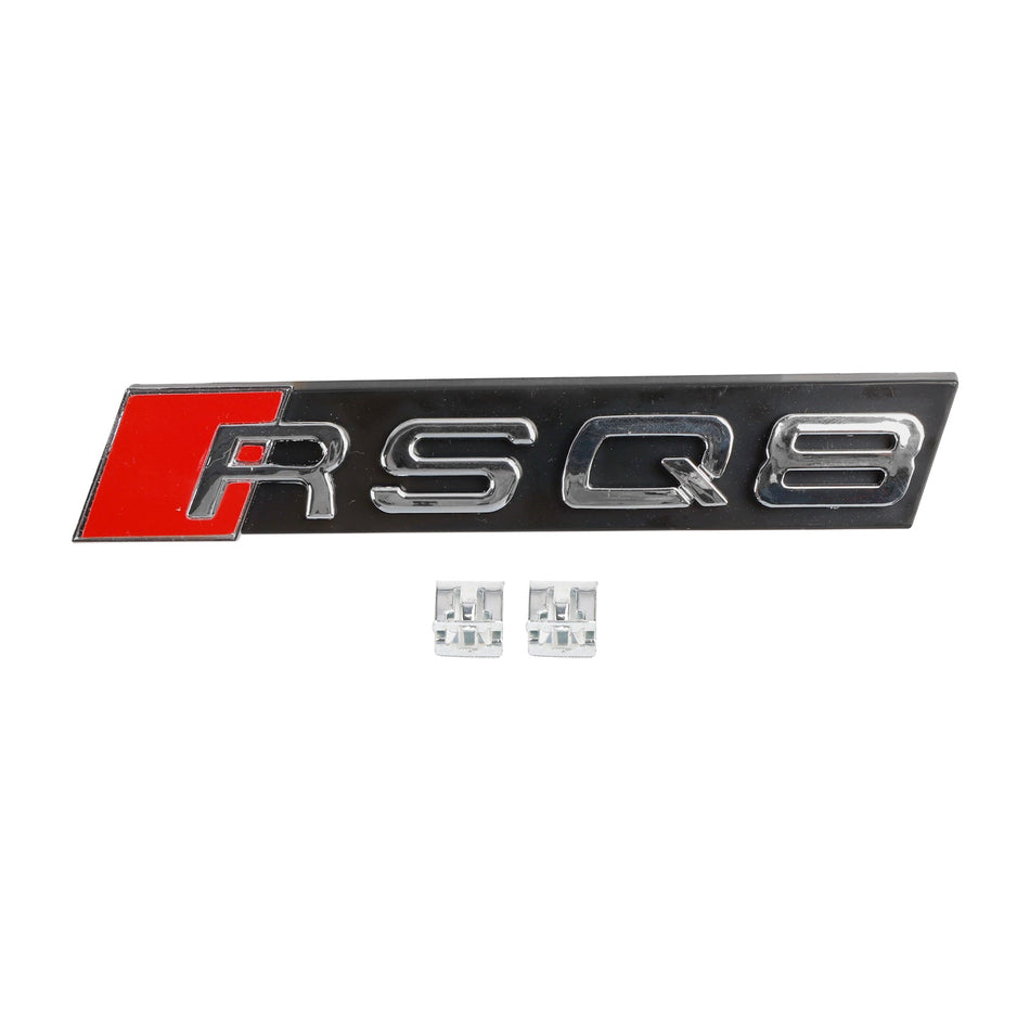 2019–2023 Audi Q8/SQ8 RSQ8 Style Kühlergrill in Hochglanzschwarz mit Wabengitter