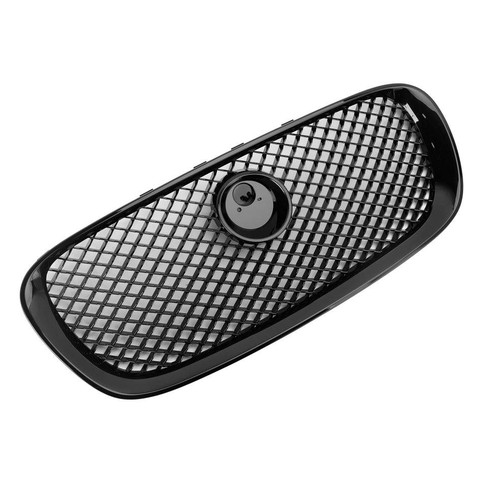 2008-2011 Jaguar XF XF-R Style Frontstoßstangengrill schwarz glänzend