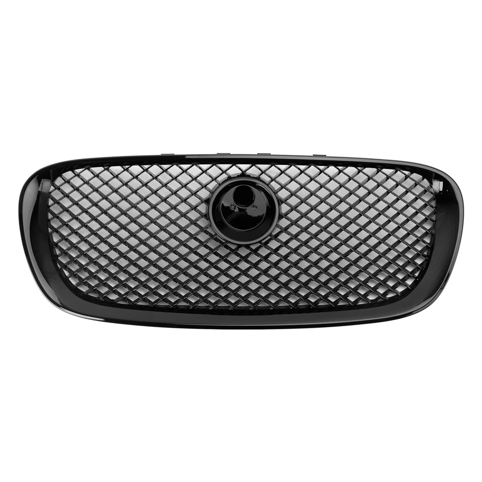 2008-2011 Jaguar XF XF-R Style Frontstoßstangengrill schwarz glänzend