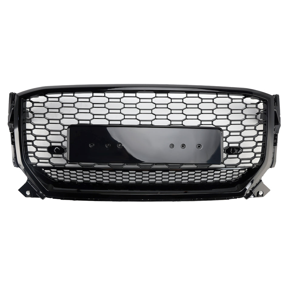 2016–2020 Audi Q2 Pre-Facelift glänzend schwarz Front Wabengrill Grill