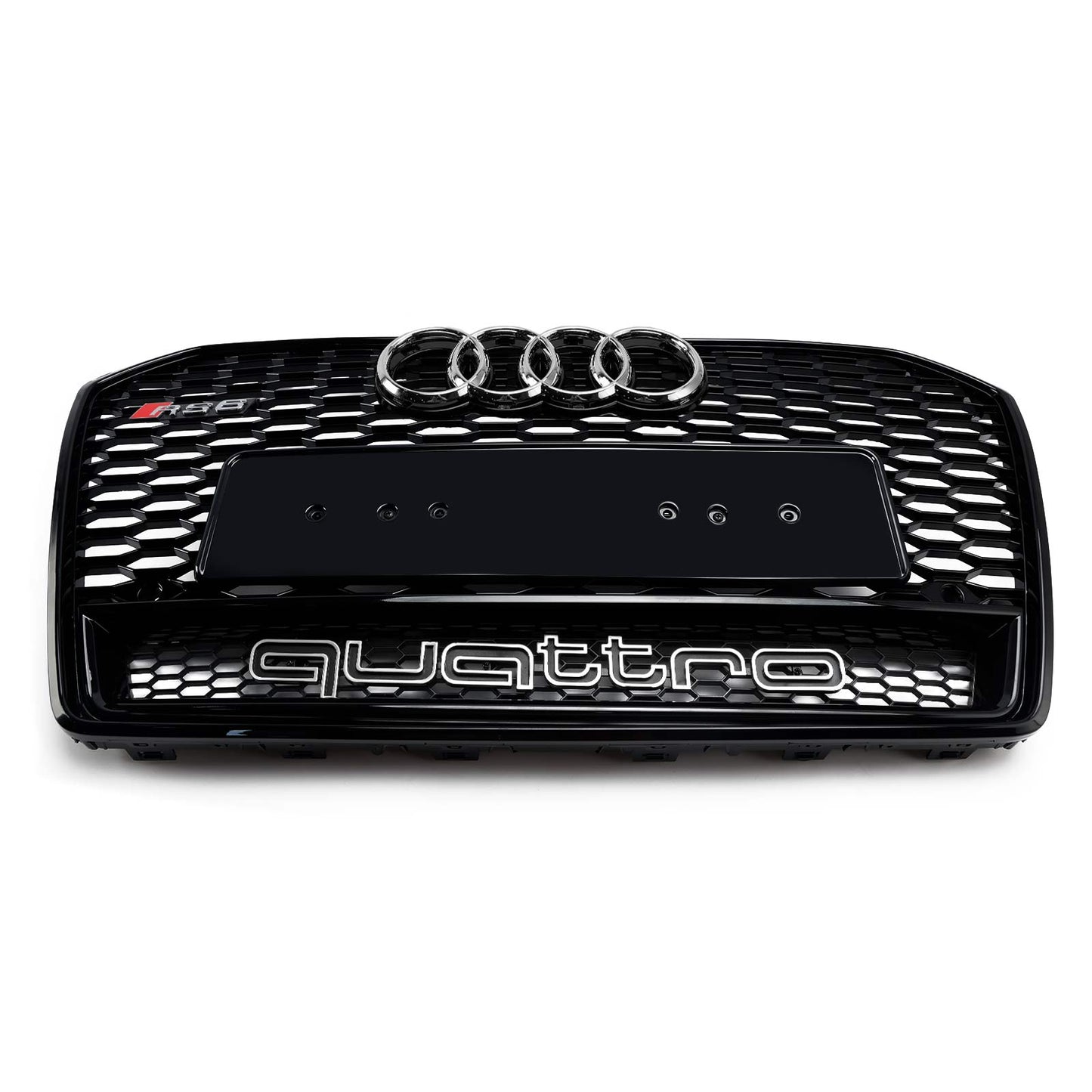 2016–2018 Audi A6 S6 C7 C7PA RS6 Stil Waben Mesh Frontgrill Kühlergrill schwarz