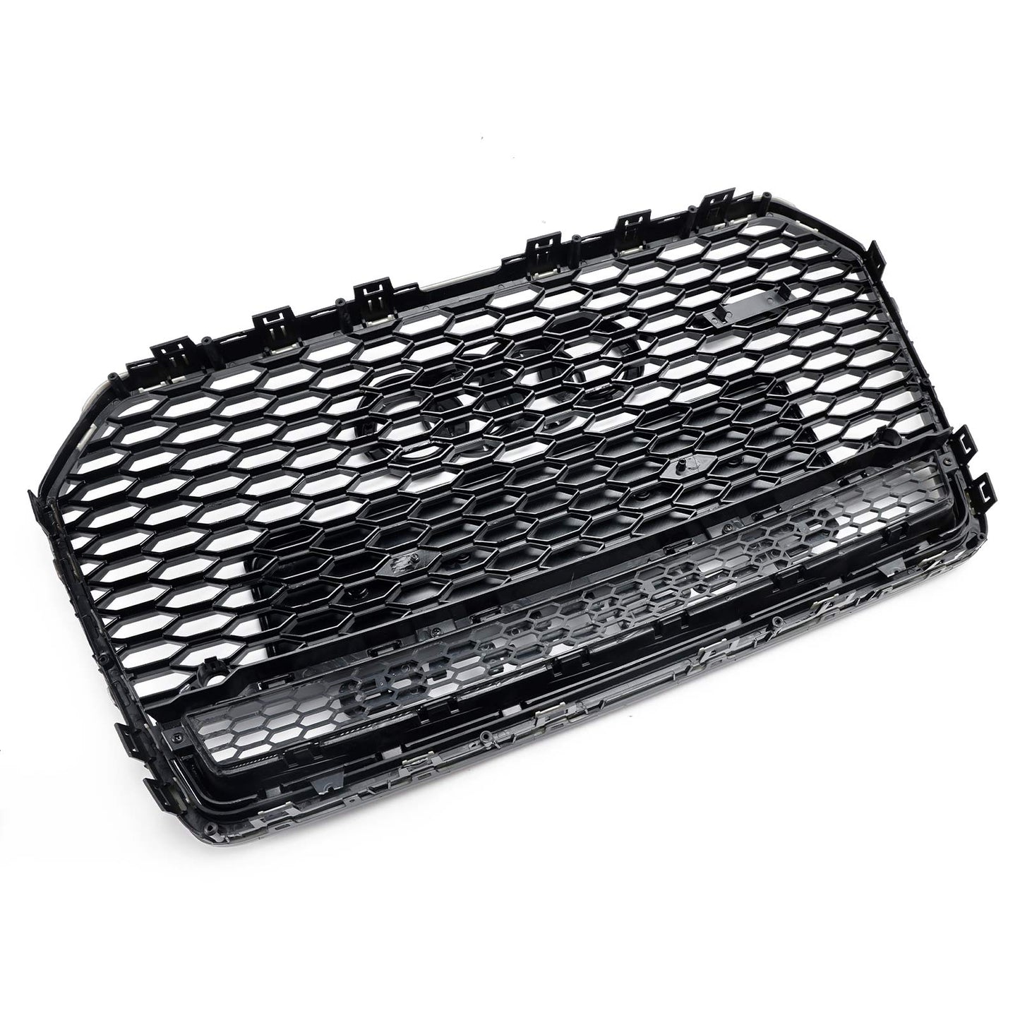 2016–2018 Audi A6 S6 C7 C7PA RS6 Stil Waben Mesh Frontgrill Kühlergrill schwarz