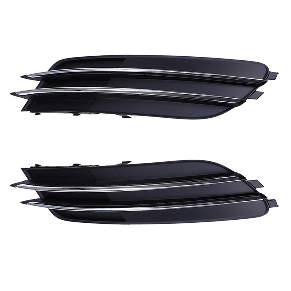 2012–2014 Audi A6 C7 1 Paar Frontstoßstange Nebelscheinwerfer Grill Abdeckung Blende