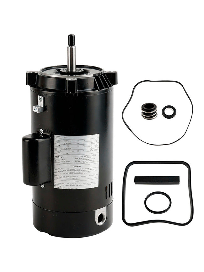 Poolpumpenmotor SP2615X20 UST1202 für Hayward Super Pump 2 HP mit GO-KIT-3