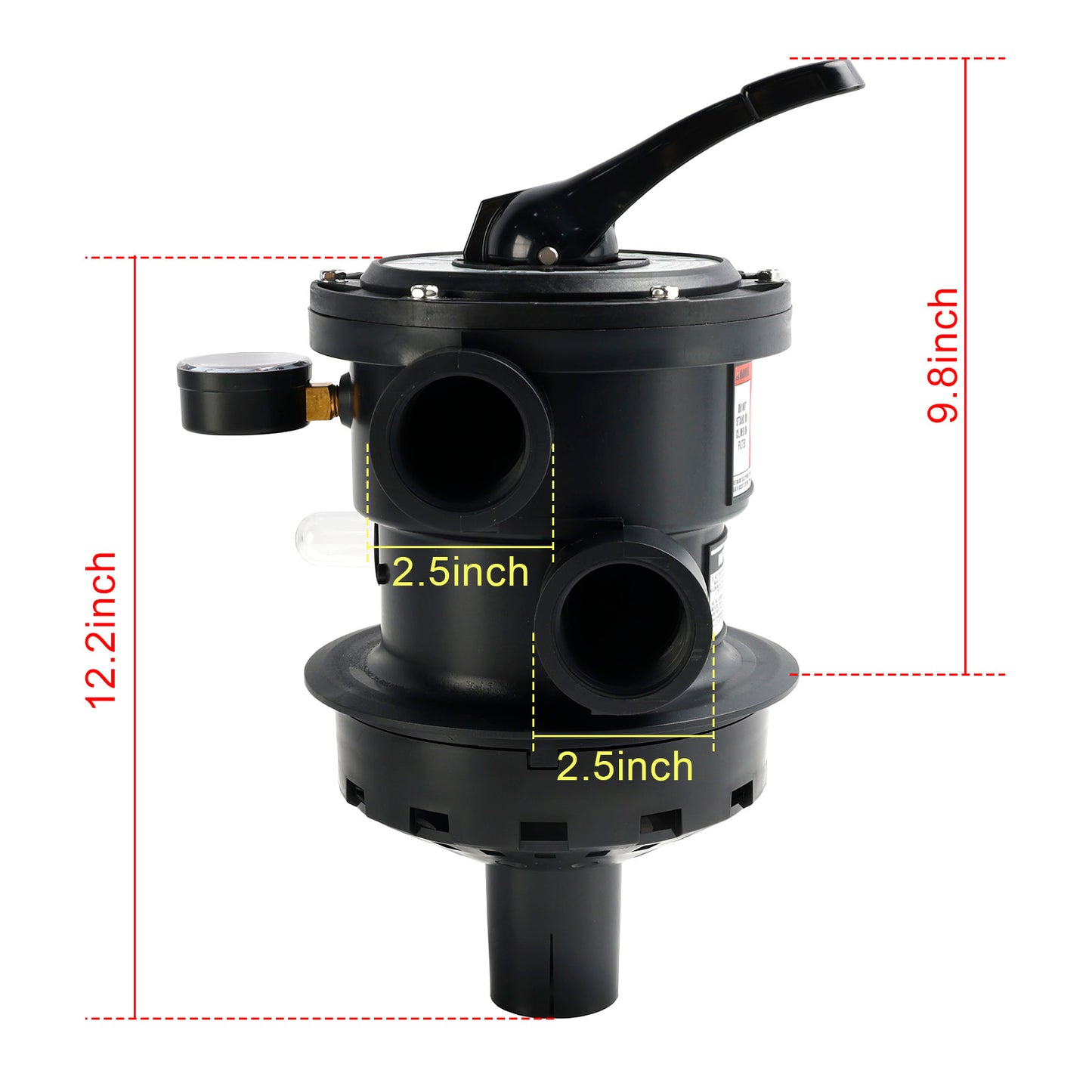 SP0714T Vari-Flo Control 1-1/2" FIP Top Mount Multiport-Ventil für Hayward