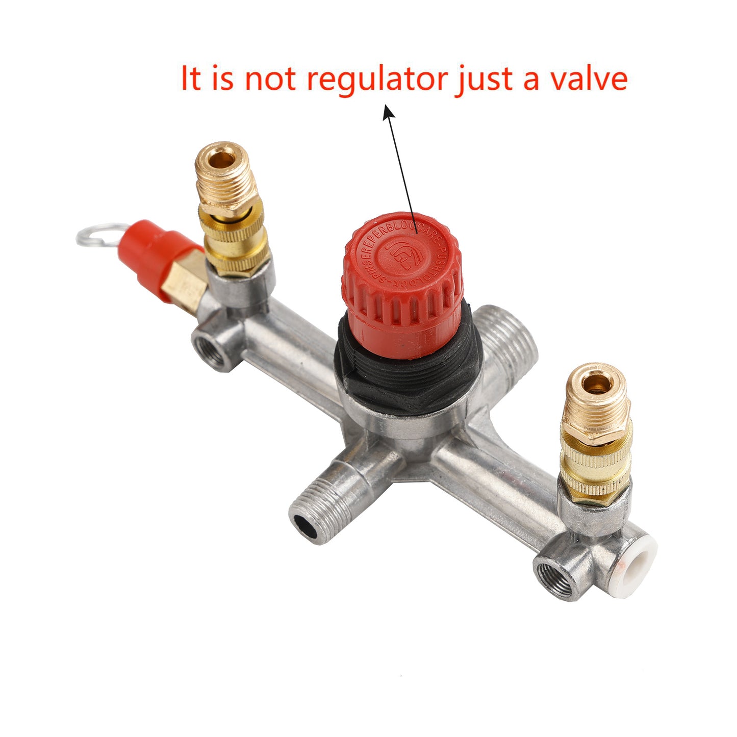 Luftkompressor-Druckregelventil Manifold Regulator Gauge Fit Part