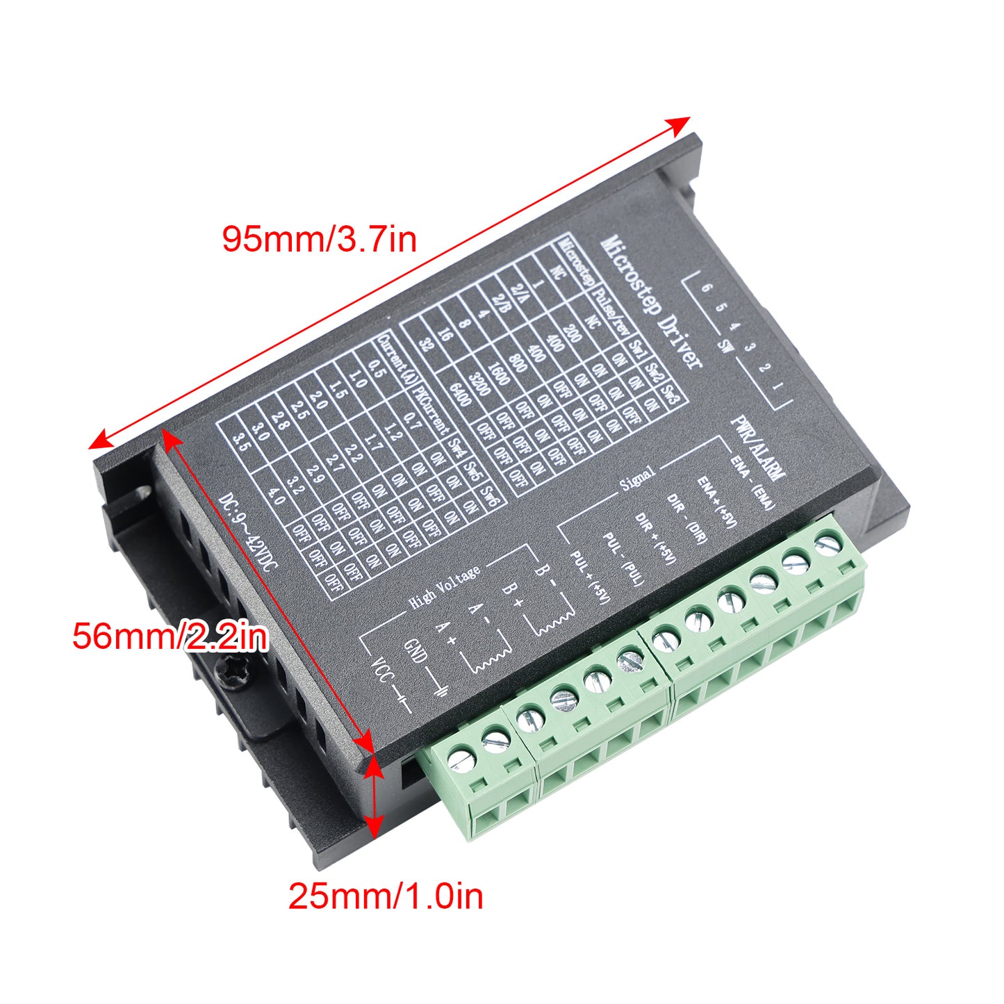 Schrittmotortreiber TB6600 4A DC9-40V für Nema 17 Nema 23 42/57/86 Motor