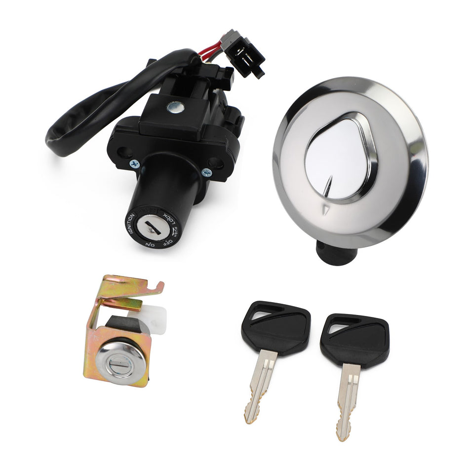 Zündschalter Kraftstoffgasdeckel Sitzverriegelungsschlüssel für Honda XL125V Varadero 01-06 Generikum