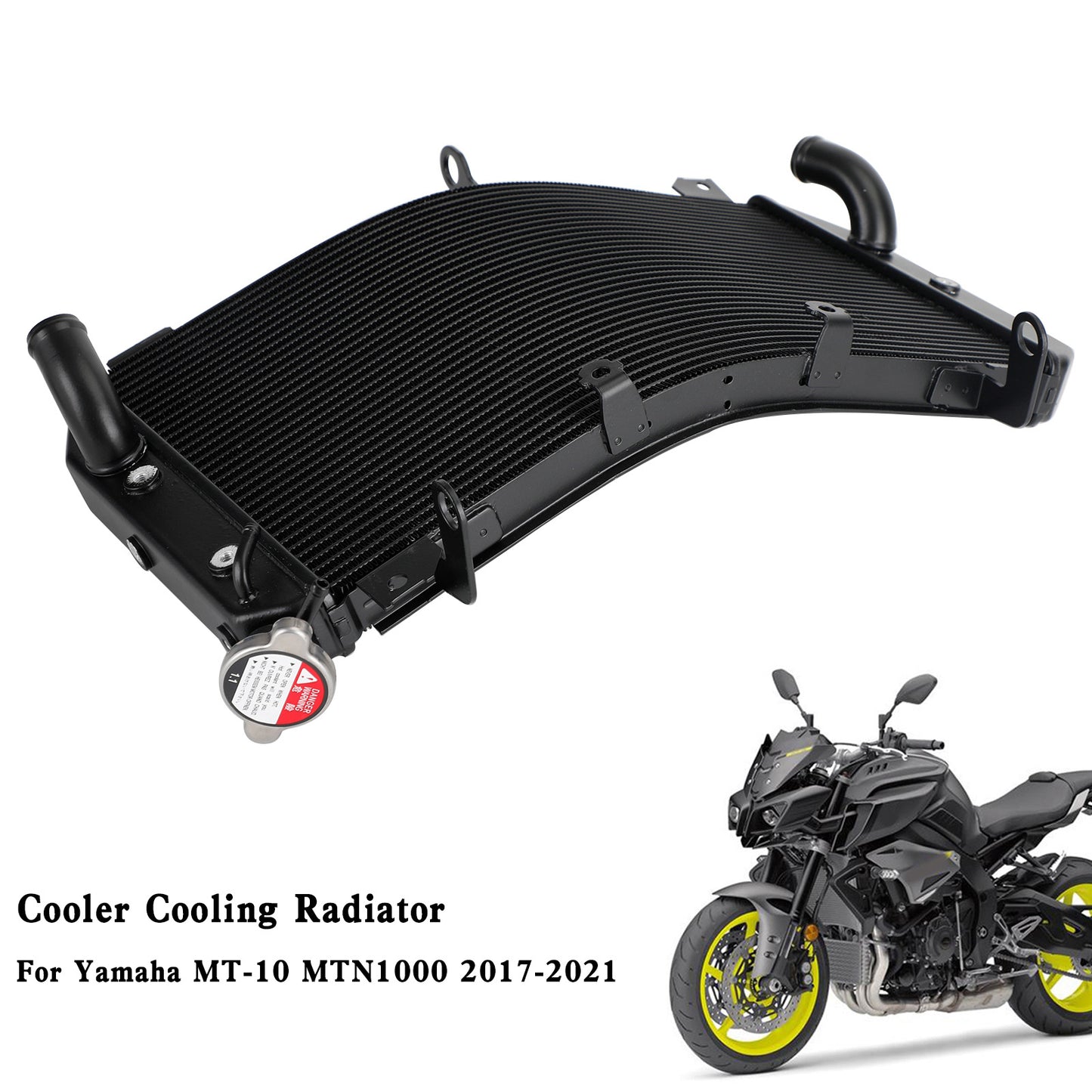 Kühlerkühler Kühler für Yamaha FZ10 MT-10 MTN1000 2016-2021