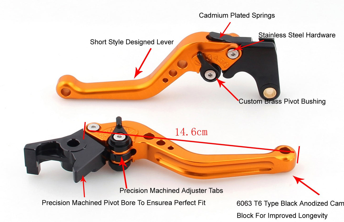 Leviers d'embrayage de frein réglables courts de moto pour BMW G310R G310GS 2017-18