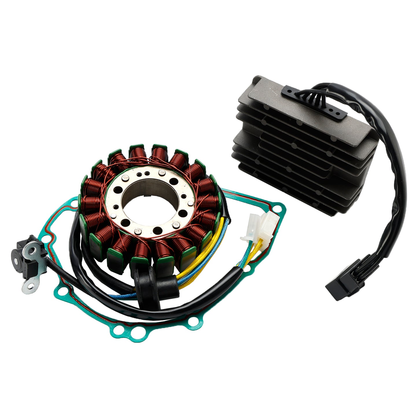 Suzuki Hayabusa GSX1300R 99-07 Magneto Stator+Regler Gleichrichter+Dichtung für Generika