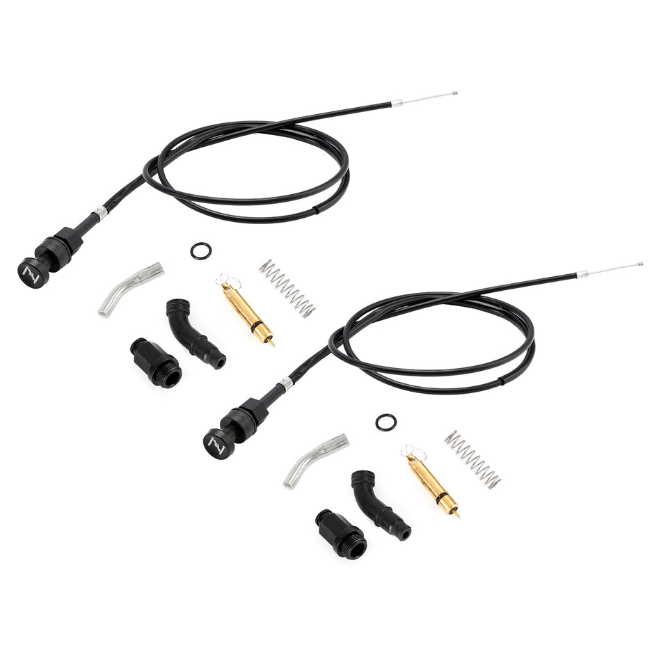 2x kit de piston de câble de starter de carburateur Pass pour Honda Rancher TRX350 FM TM 00-06 Generic Generic