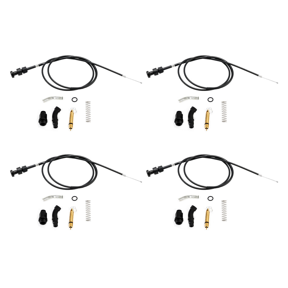 4x Kit de piston de câble de starter de carburateur Pass pour Honda Rancher TRX350 FM TM 00-06 Generic Generic