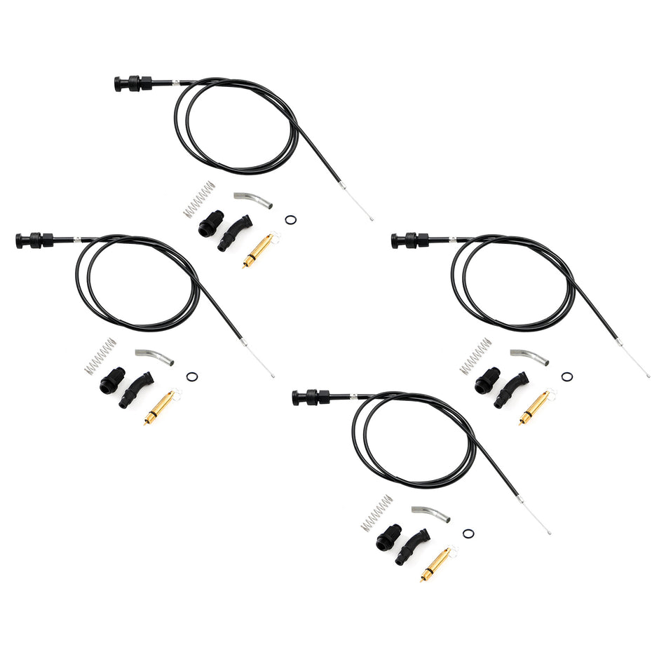 4x Kit de piston de câble de starter de carburateur Pass pour Honda Rancher TRX350 FM TM 00-06 Generic Generic