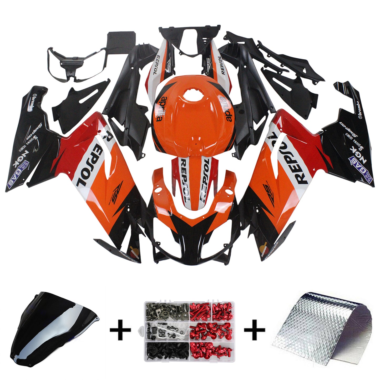 Kit de carénage Amotopart 2006-2011 Aprilia RS125