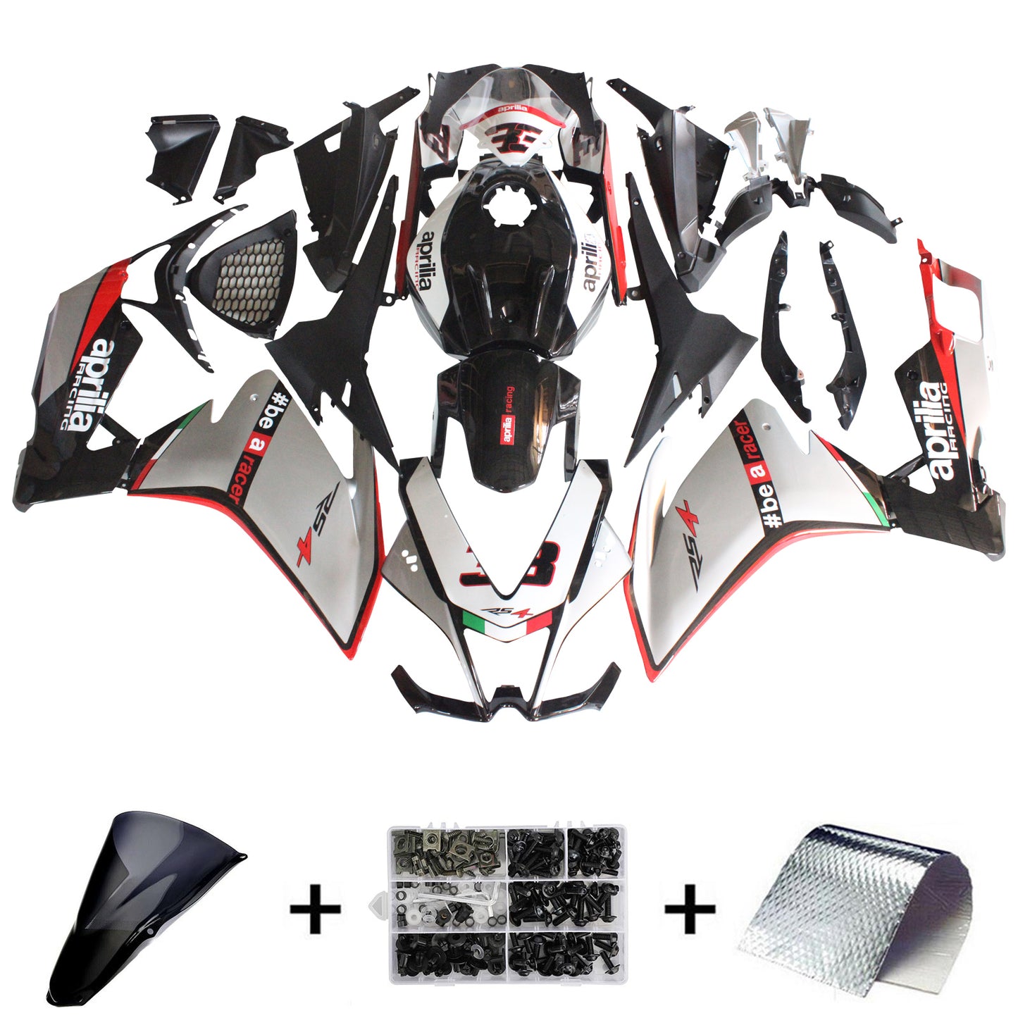 Amotopart Aprilia RS4 RS125 RS50 2012-2016 Verkleidungskit Bodywork