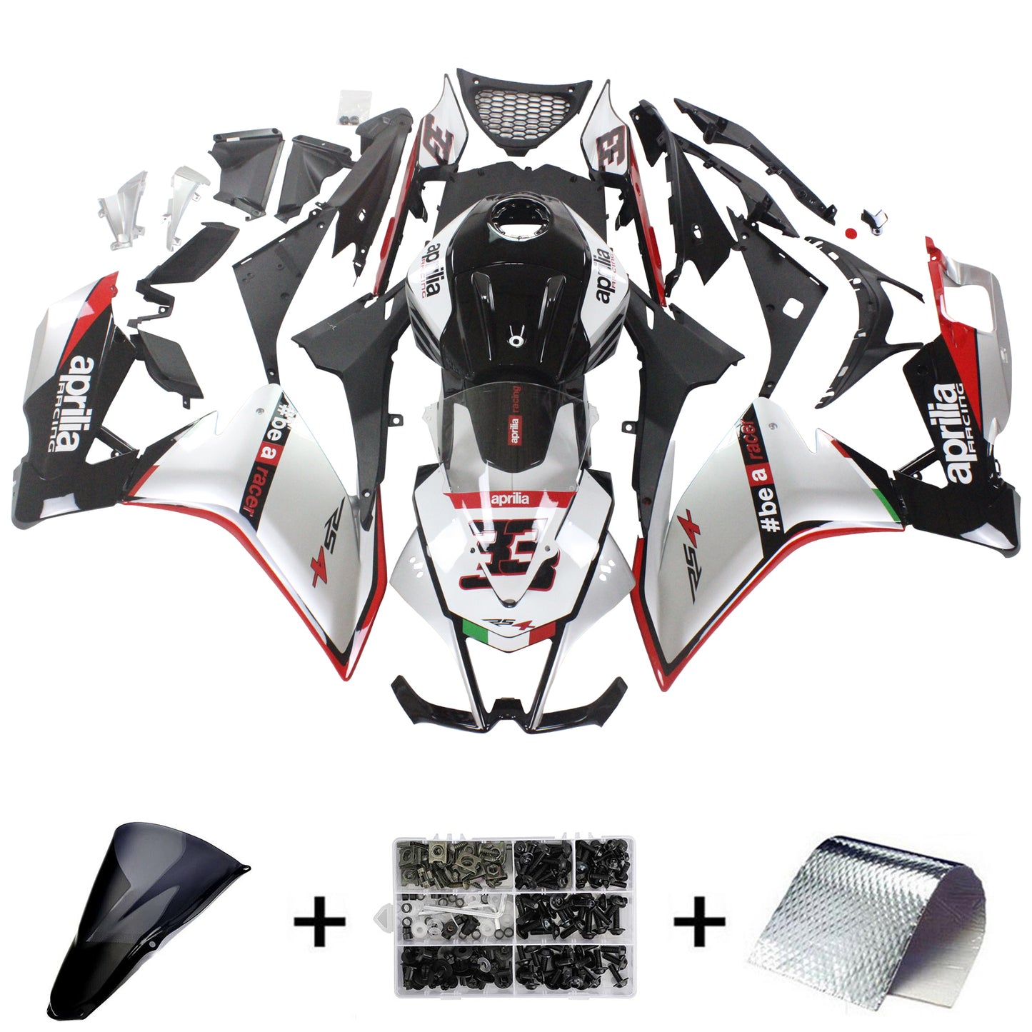 Amotopart Aprilia RS4 RS125 RS50 2012-2016 Verkleidungskit Bodywork