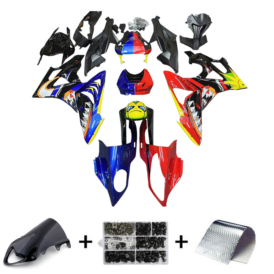 Amotopart BMW S1000RR 2009–2014 Verkleidungsset, Karosserie, Kunststoff, ABS