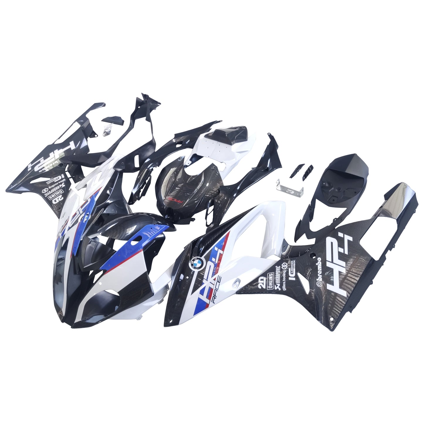 Amotopart BMW S1000RR 2015–2016 Verkleidungsset, Karosserie, Kunststoff, ABS