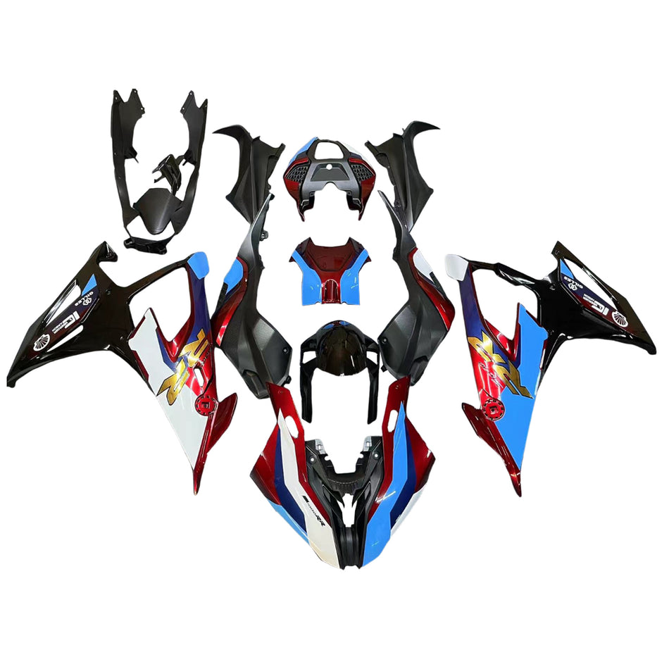 Amotopart Injection Waring Kit Bodywork Kunststoff ABS für BMW S1000RR 2019-2022 Generika