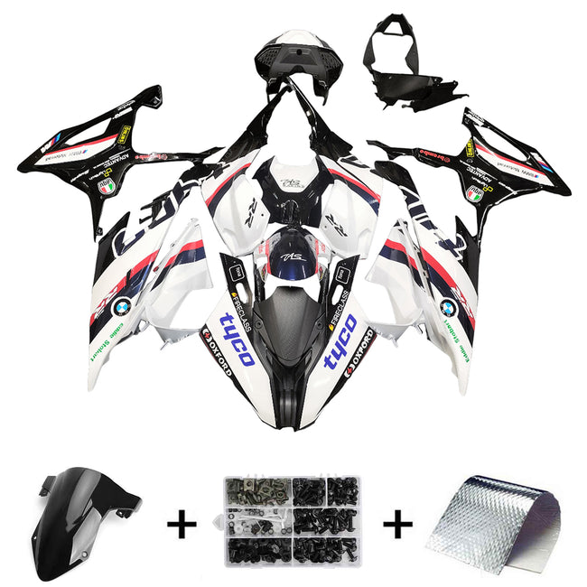 AMOTOPART 2019-2022 BMW S1000RR/M1000RR White Multi Racing Abzugskit