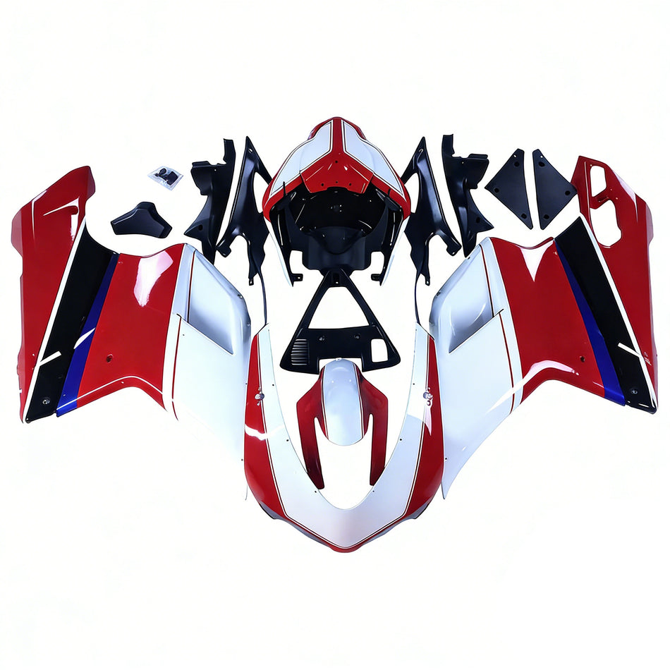 Amotopart-Verkleidungen für 2007-2012 Ducati 1098 1198 848 Red Xerox Racing Generic