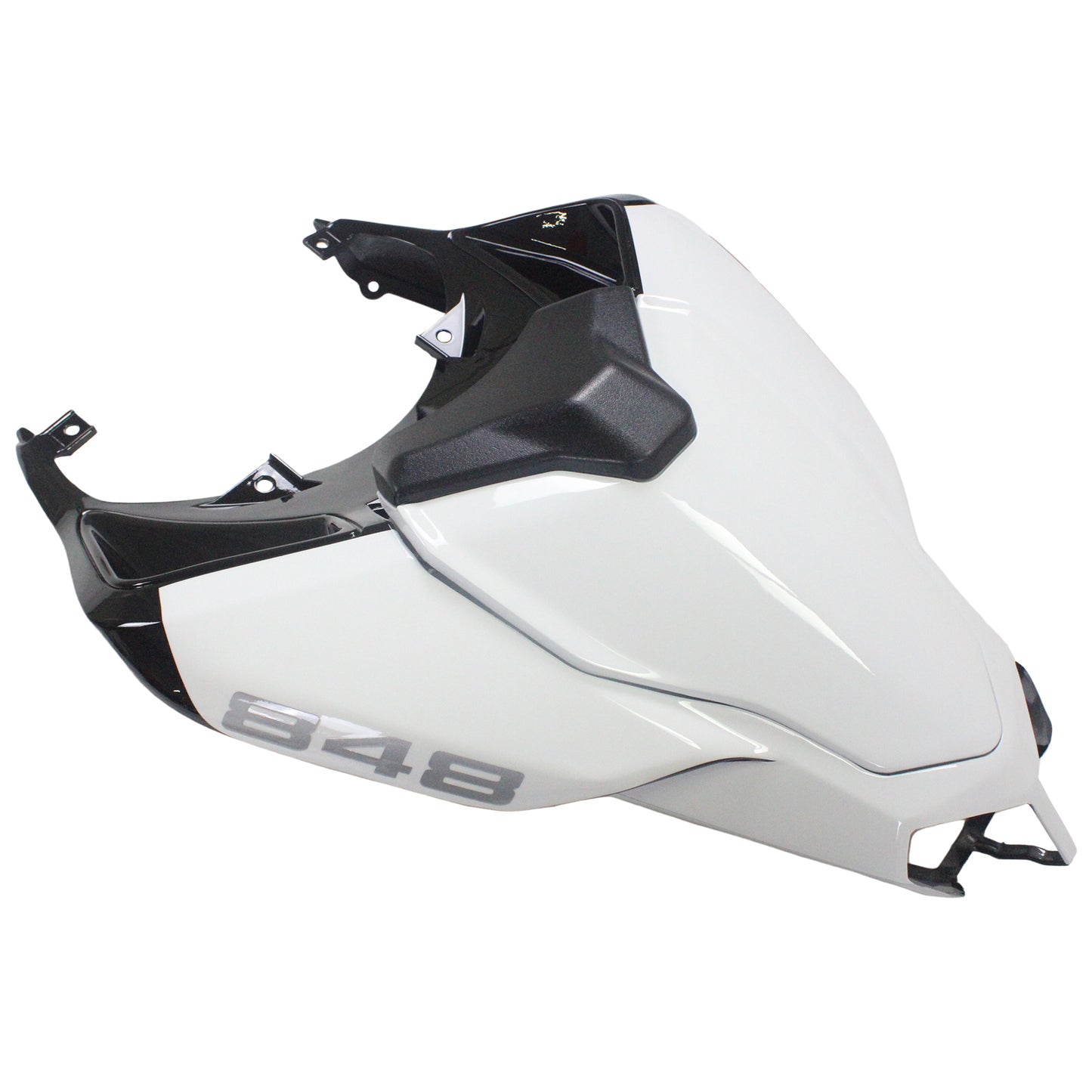 Amotopart Ducati 2007-2011 1098/1198/848 Schwarzer Mix White Fairing Kit