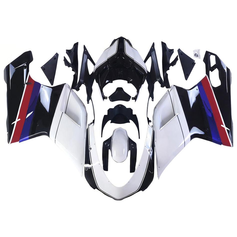 Amotopart Verkleidungsset für Ducati 1098 1198 848 2007–2011, Karosserie, ABS