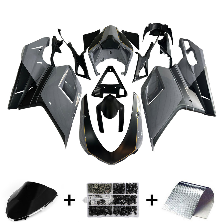 2007-2011 Ducati 1098 1198 848 Verkleidungssatz Karosserie ABS