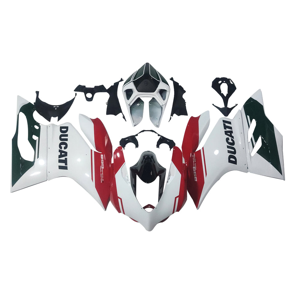 Amotopart Verkleidungsset für Ducati 1199 899 2012–2015, Karosserie, Kunststoff, ABS