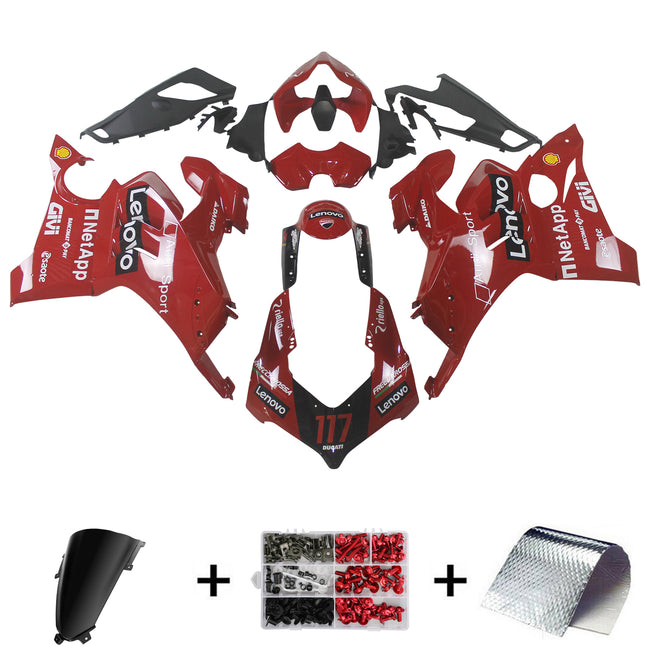 Amotopart Verkleidungsset für Ducati Panigale V4/S4S 2020-2021 V4SP 2021-2022 V4R 2019-2022