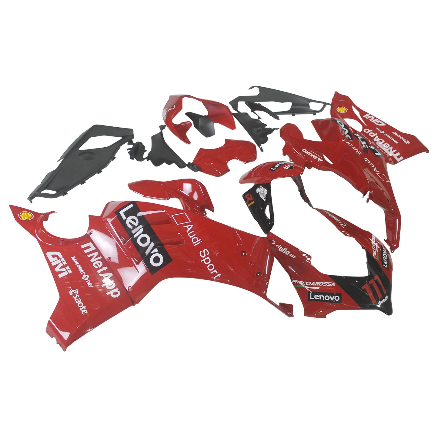 Amotopart Verkleidungsset für Ducati Panigale V4/S4S 2020-2021 V4SP 2021-2022 V4R 2019-2022