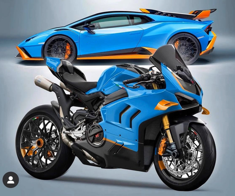 Amotopart Verkleidungskit Karosserie für Ducati Panigale V4/V4S 20-21 V4SP/V4R 19-22