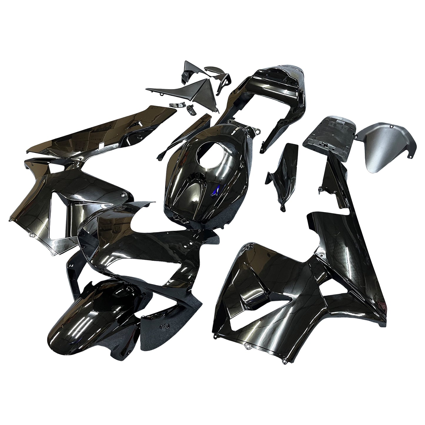 AMOTOPART -Verahmungskit Bodywork ABS fit für Honda CBR600RR 2003 2004 Gloss Black Generic