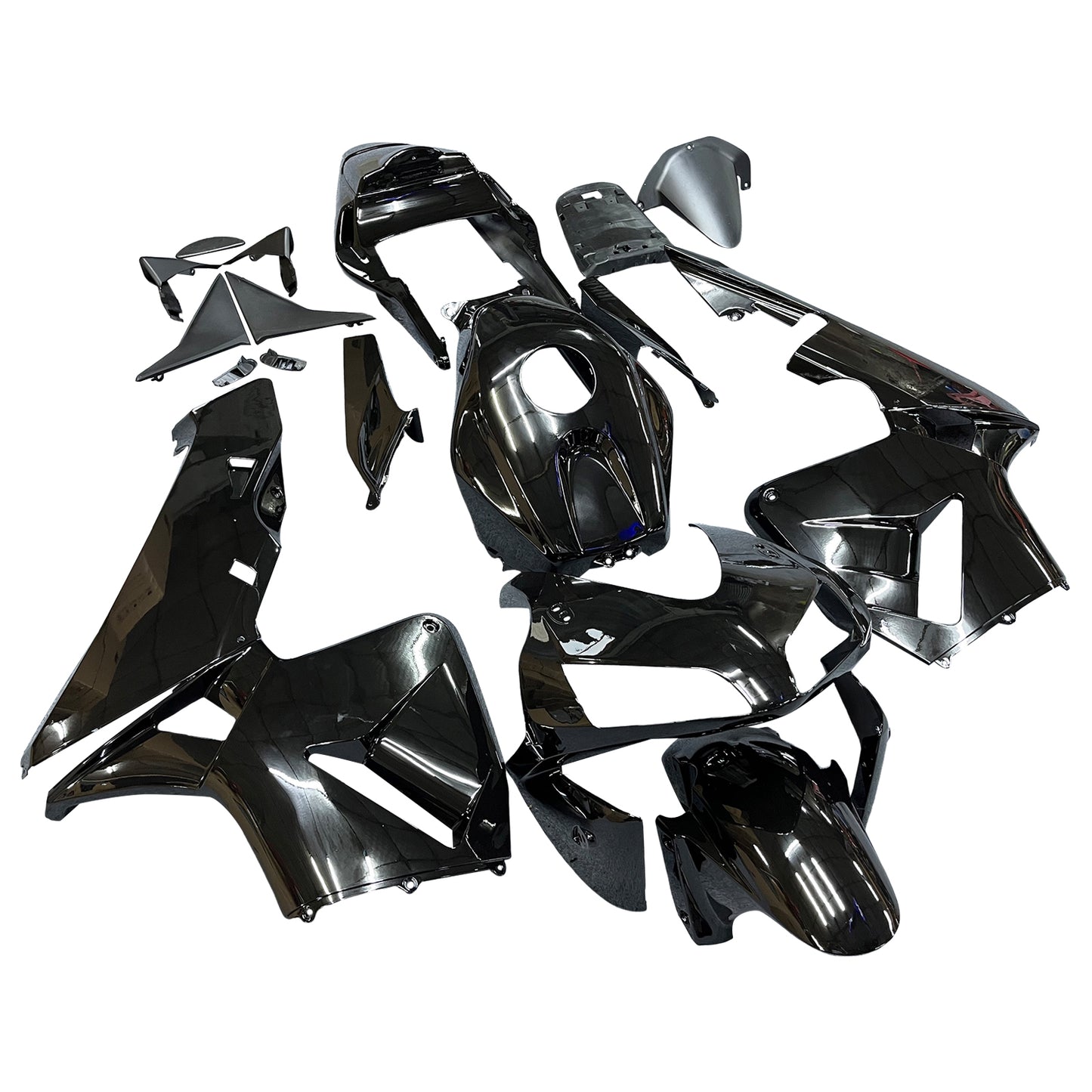 AMOTOPART -Verahmungskit Bodywork ABS fit für Honda CBR600RR 2003 2004 Gloss Black Generic