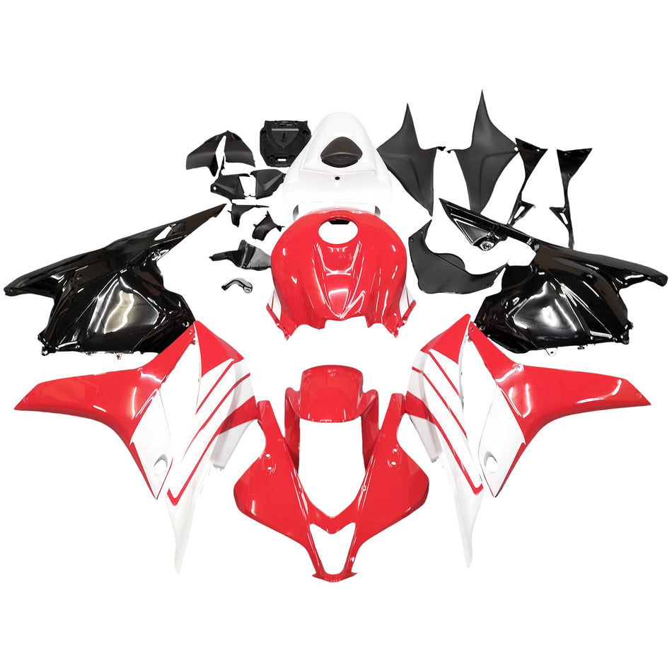 Amotopart ABS-Injektionsformk枚rper Vollverkaufs Kit f眉r Honda CBR600RR 2009-2012 Rot Wei脽 generika
