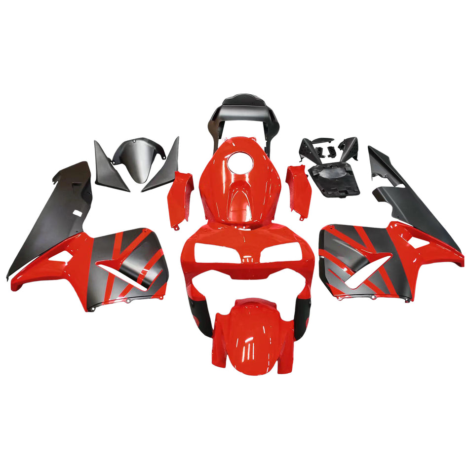 Amotopart 2003-2004 Honda CBR600 Verkleidung Red & Black Kit