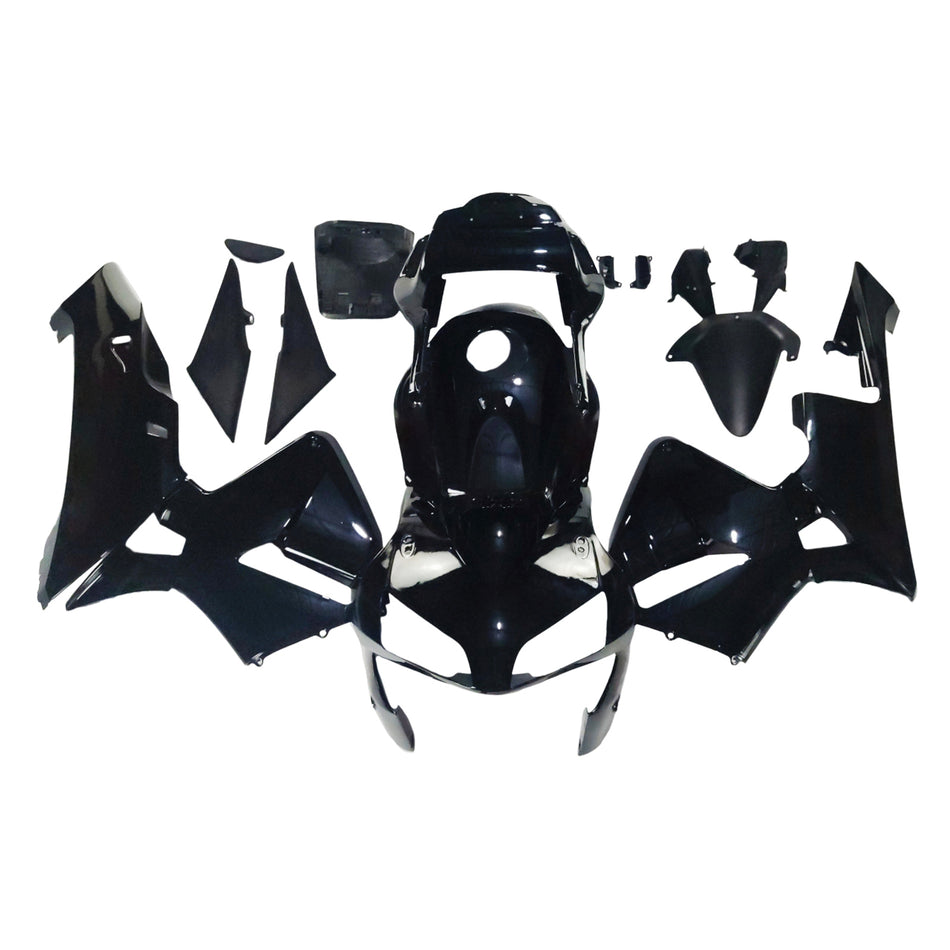 AMOTOPART FARINGINGS 2003-2004 Honda CBR 600 RR Black Honda Racing Generic